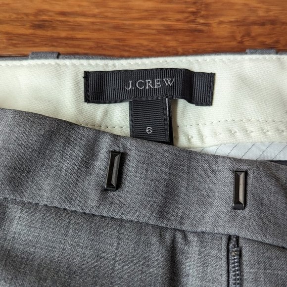 J.Crew Italian wool suiting crop pant - Picture 3 of 8